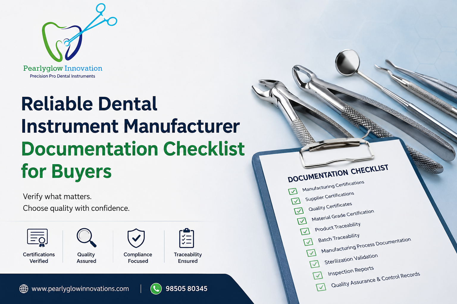 Reliable Dental Instrument Manufacturer Checklist .